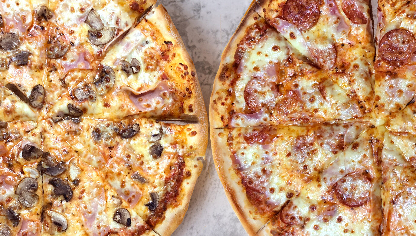 menú PIZZAS